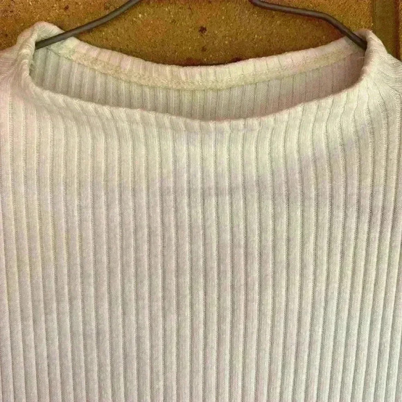 Madewell wide rib mock neck cream tank - Picture 4 of 8